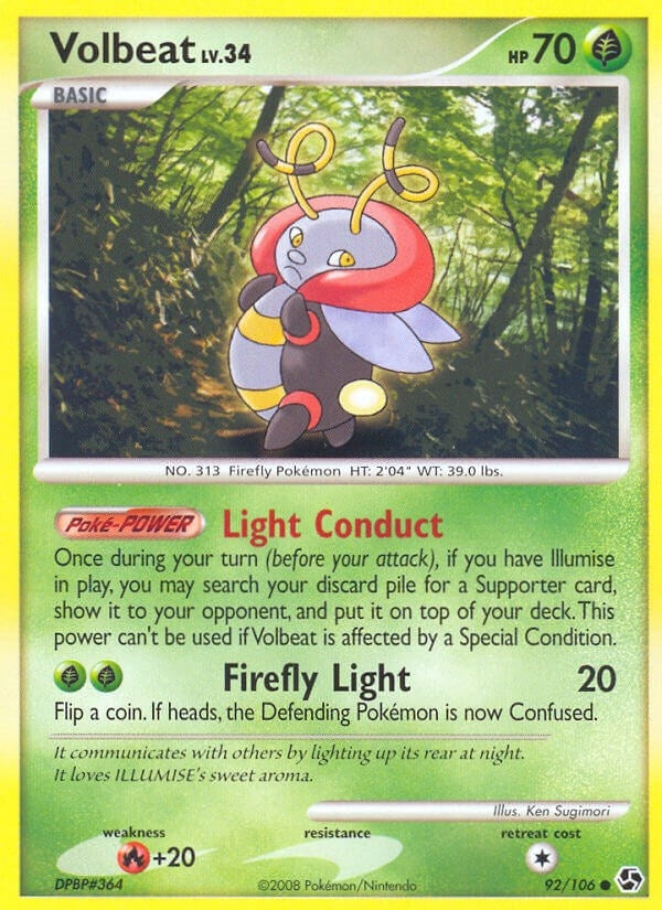Image for Volbeat (92/106) [Great Encounters] - Pokemon