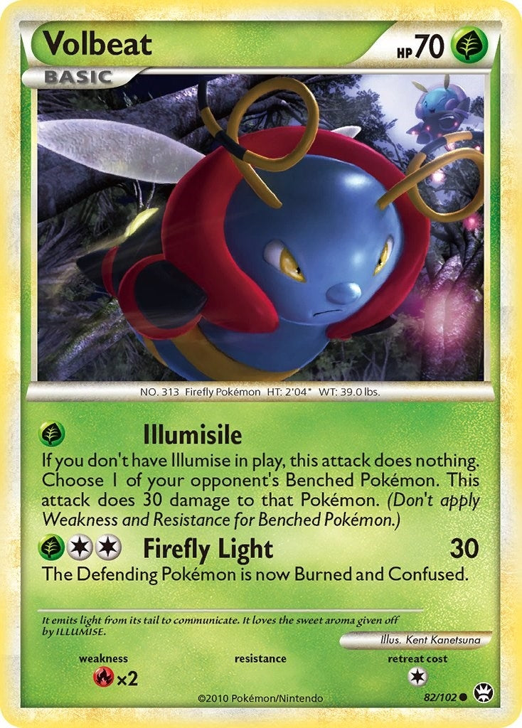 Image for Volbeat (82/102) [Triumphant] - Pokemon