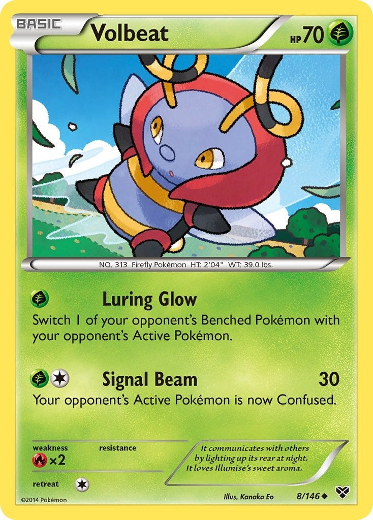 Image for Volbeat (8/146) [XY Base Set] - Pokemon