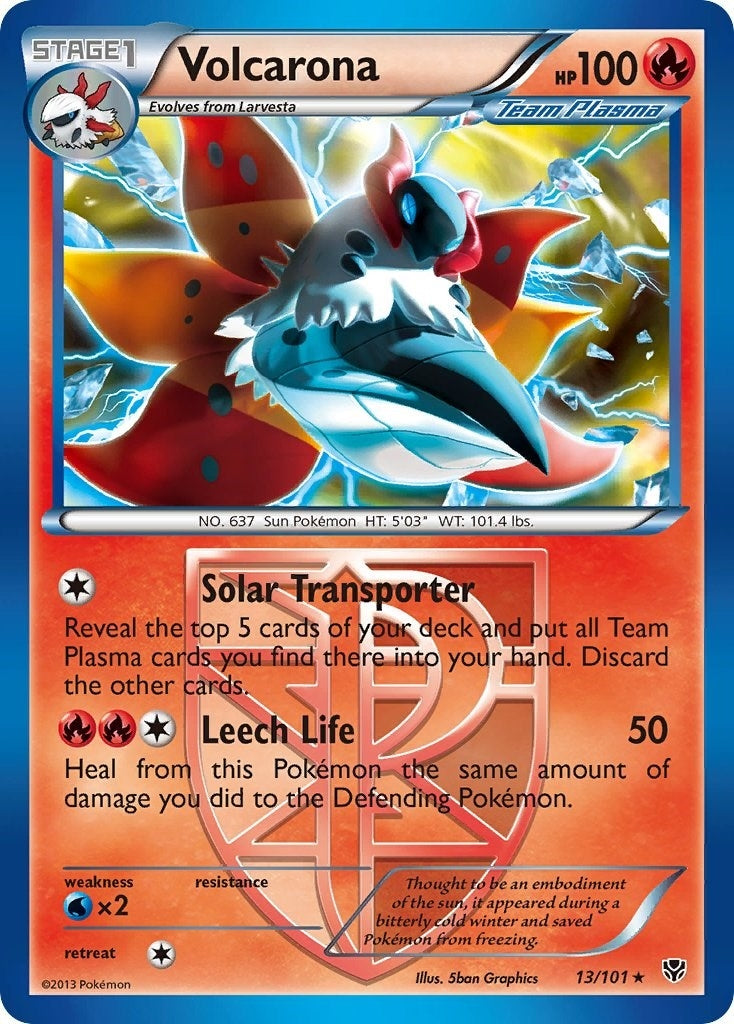 Image for Volcarona (Team Plasma) (13/101) [Plasma Blast] - Pokemon
