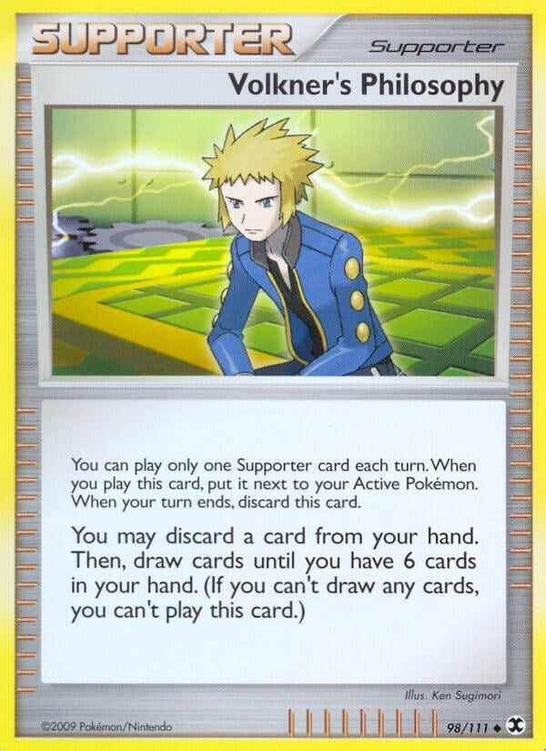 Image for Volkner's Philosophy (98/111) [Rising Rivals] - Pokemon
