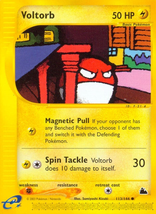 Image for Voltorb (113/144) [Skyridge] - Pokemon