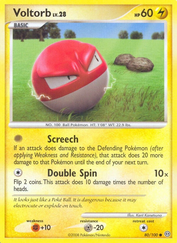 Image for Voltorb (80) (80/100) [Stormfront] - Pokemon