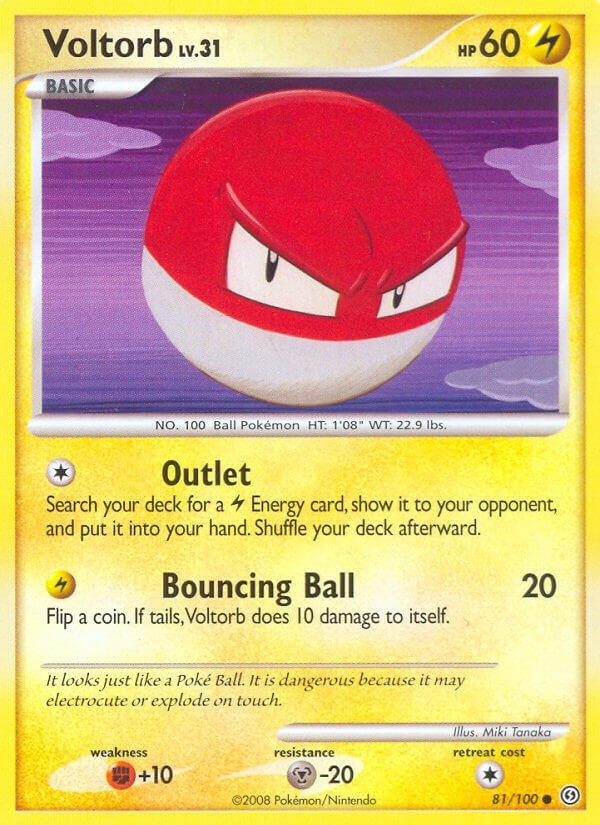 Image for Voltorb (81) (81/100) [Stormfront] - Pokemon