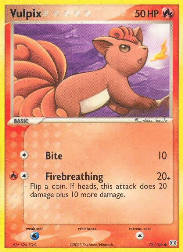 Image for Vulpix (72/106) [Emerald] - Pokemon