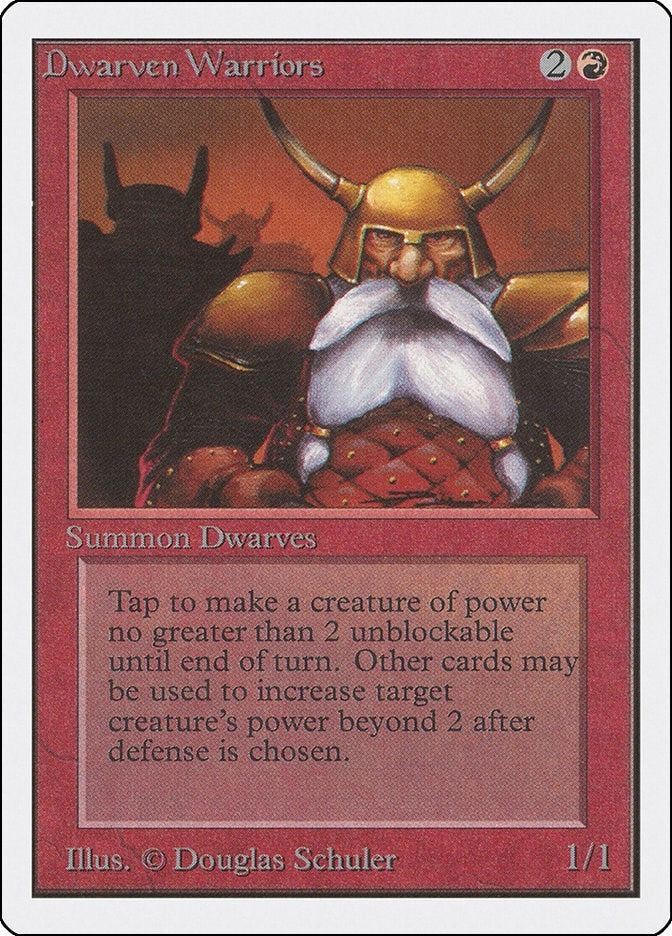 Image for Dwarven Warriors [Unlimited Edition] - Magic: The Gathering