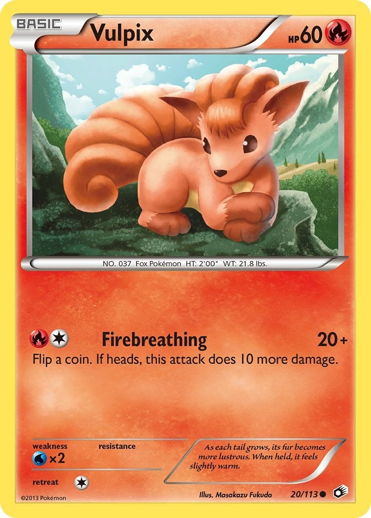 Image for Vulpix (20/113) [Legendary Treasures] - Pokemon