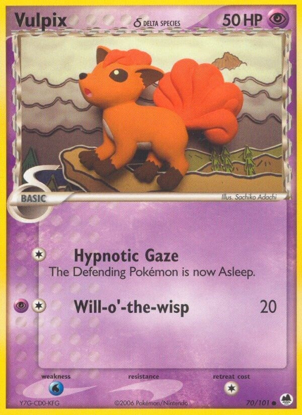 Image for Vulpix (Delta Species) (70/101) [Dragon Frontiers] - Pokemon