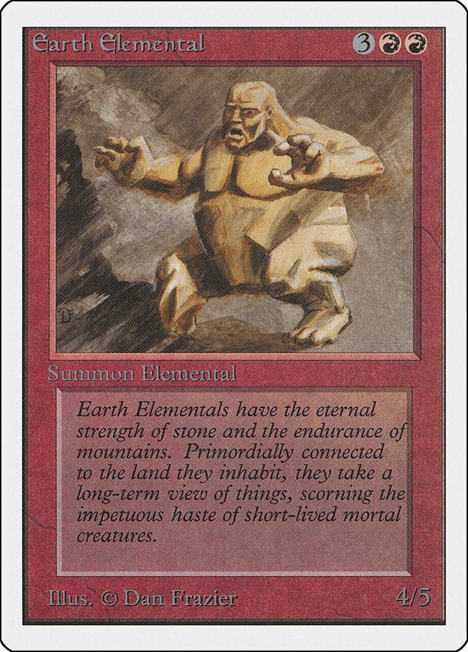 Image for Earth Elemental [Unlimited Edition] - Magic: The Gathering