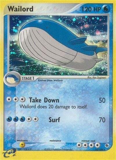 Image for Wailord (14/109) [Ruby and Sapphire] - Pokemon