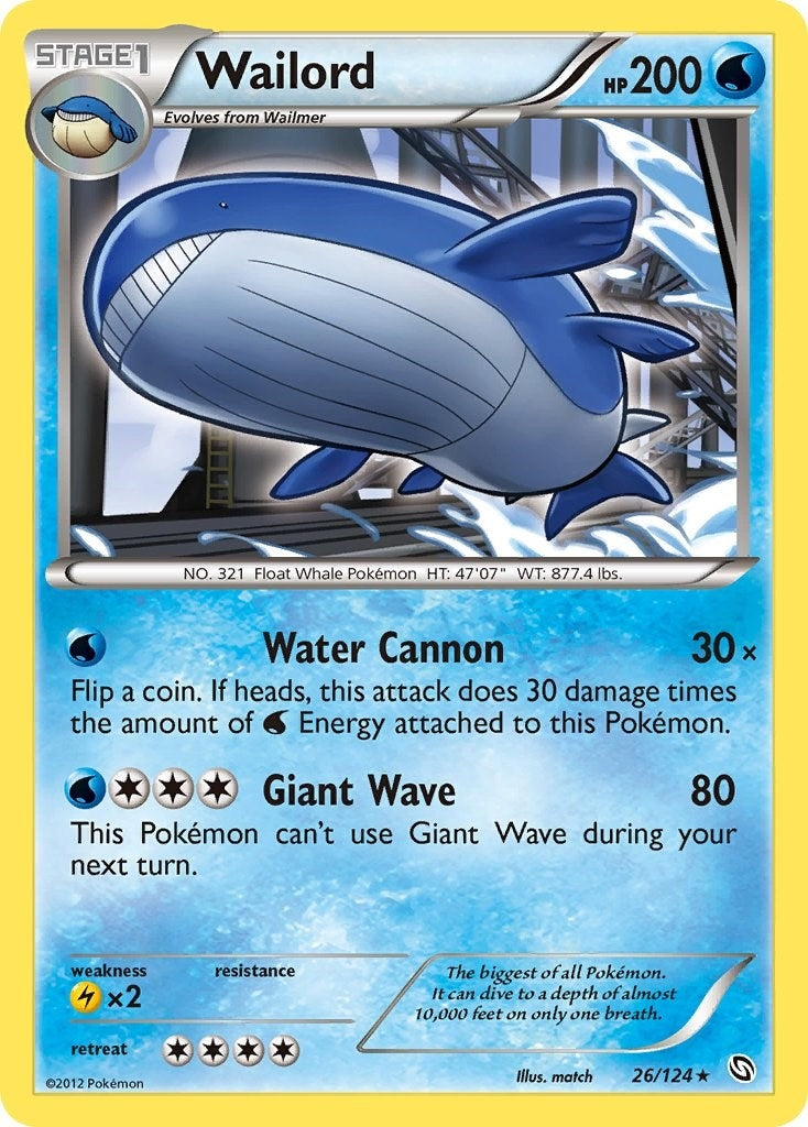 Image for Wailord (26/124) [Dragons Exalted] - Pokemon