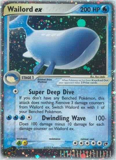 Image for Wailord ex (100/100) [Sandstorm] - Pokemon