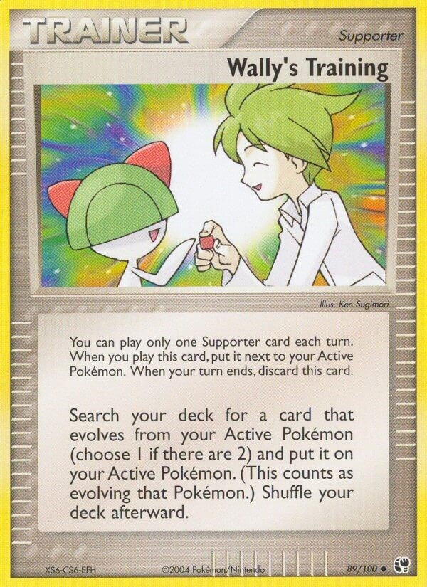 Image for Wally's Training (89/100) [Sandstorm] - Pokemon