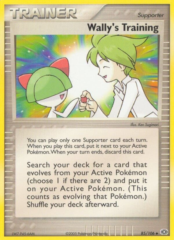Image for Wally's Training (85/106) [Emerald] - Pokemon