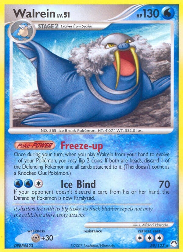 Image for Walrein (39/123) [Mysterious Treasures] - Pokemon