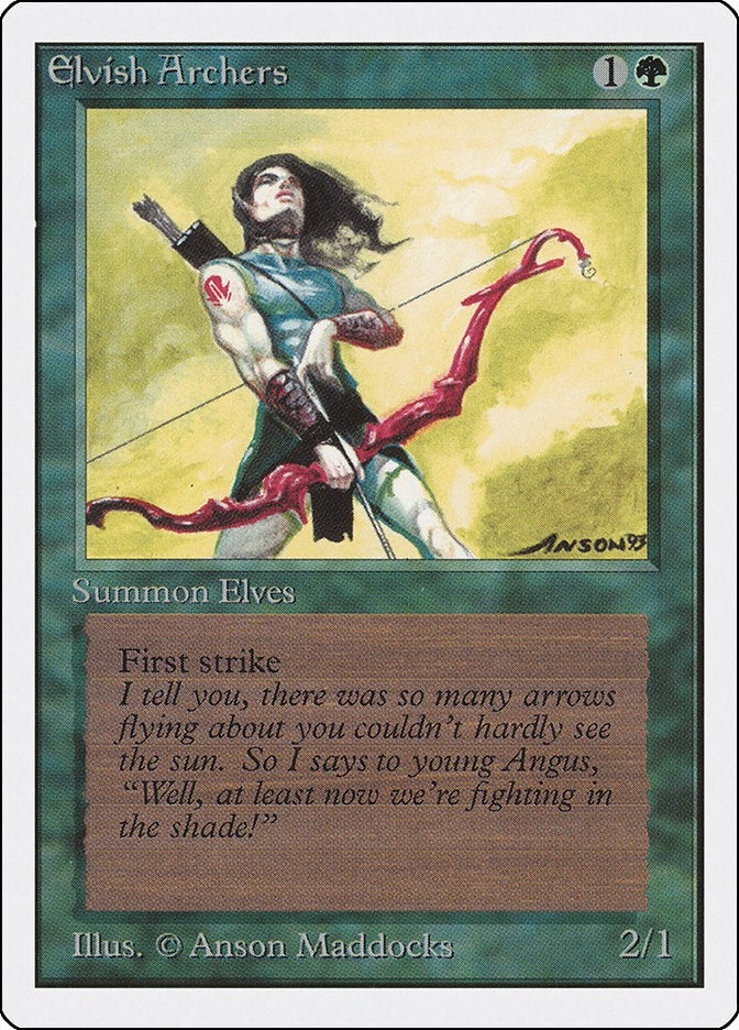 Image for Elvish Archers [Unlimited Edition] - Magic: The Gathering