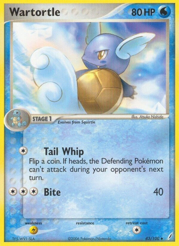 Image for Wartortle (43/100) [Crystal Guardians] - Pokemon