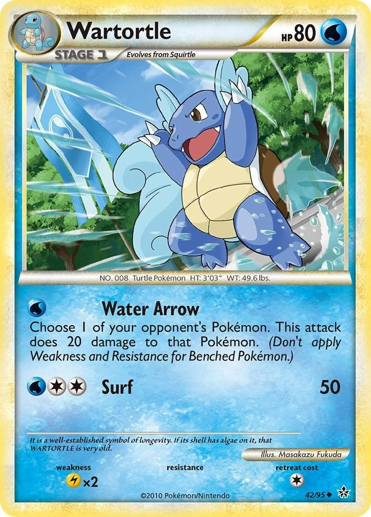 Image for Wartortle (42/95) [Unleashed] - Pokemon
