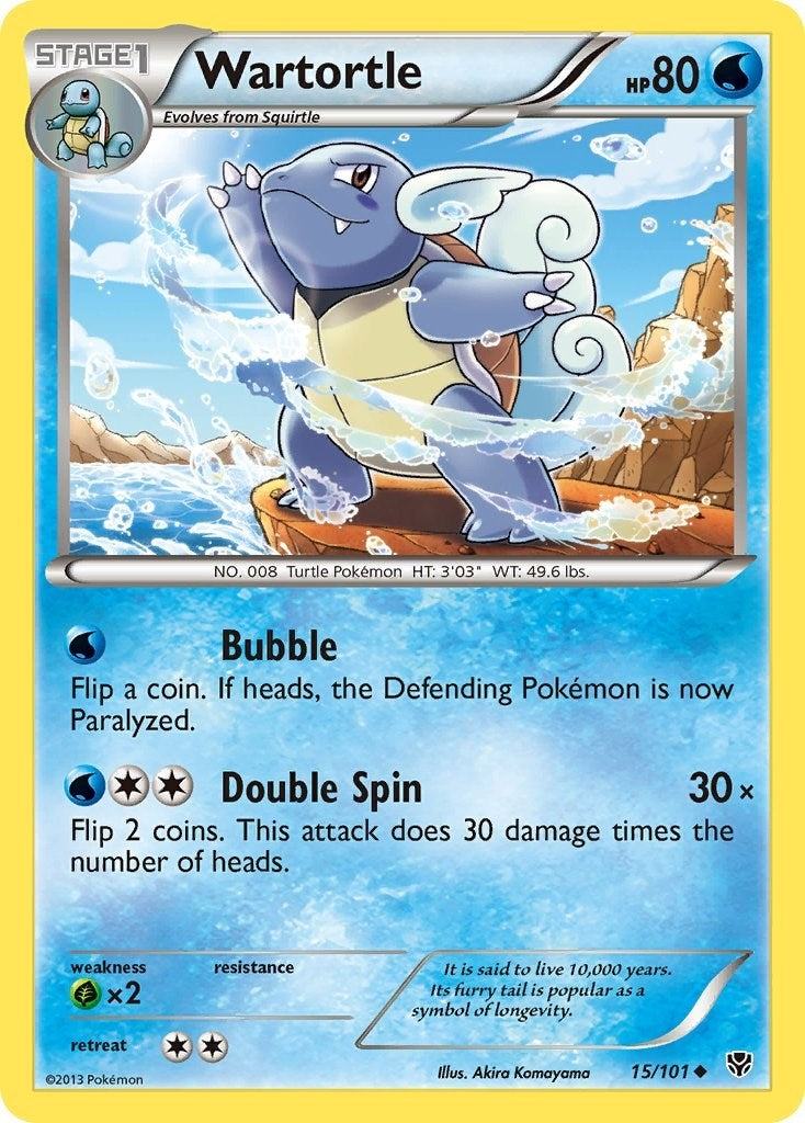 Image for Wartortle (15/101) [Plasma Blast] - Pokemon
