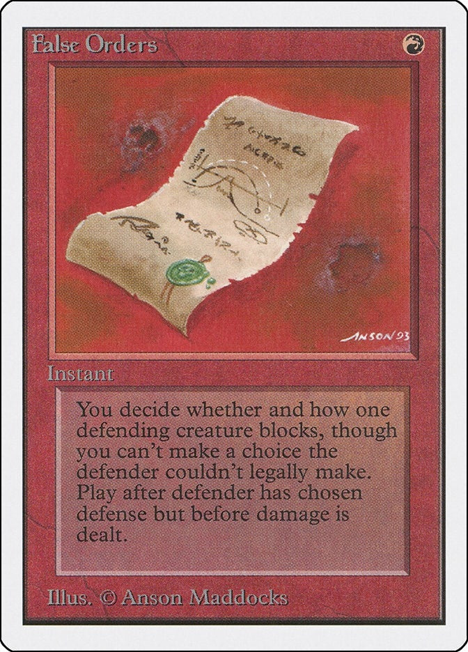 Image for False Orders [Unlimited Edition] - Magic: The Gathering