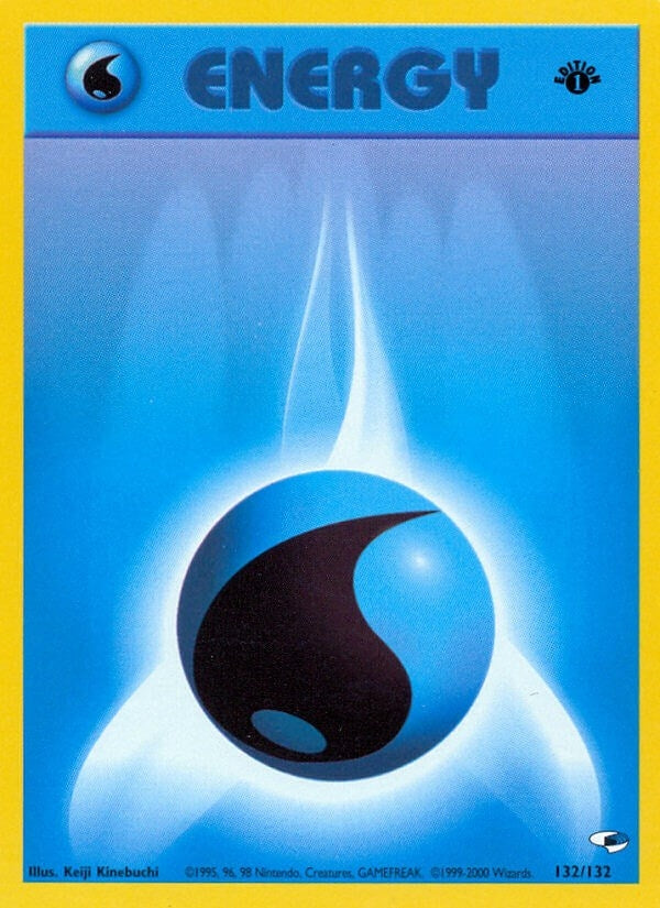 Image for Water Energy (132/132) [Gym Heroes] - Pokemon