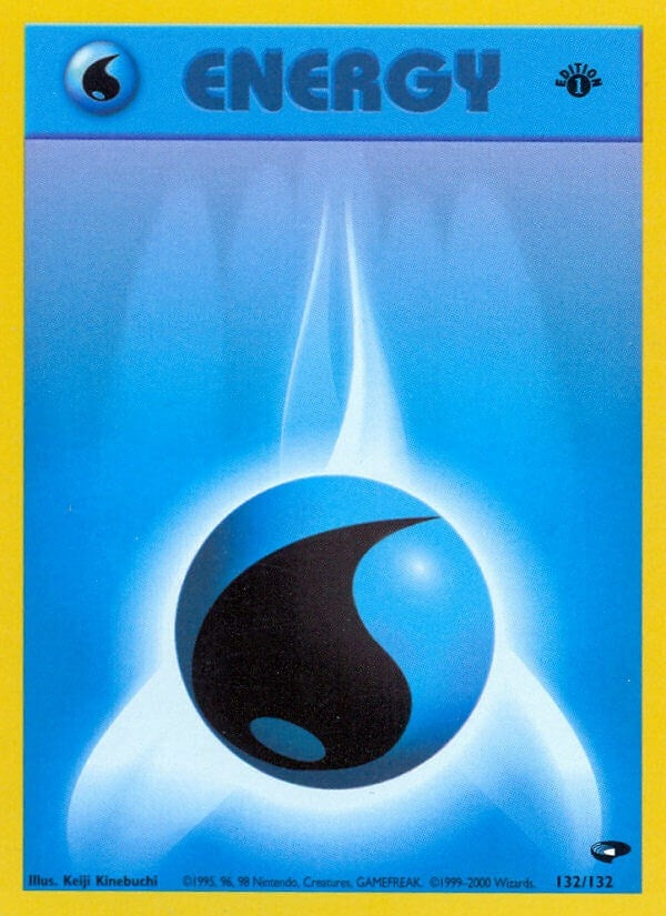 Image for Water Energy (132/132) [Gym Challenge] - Pokemon
