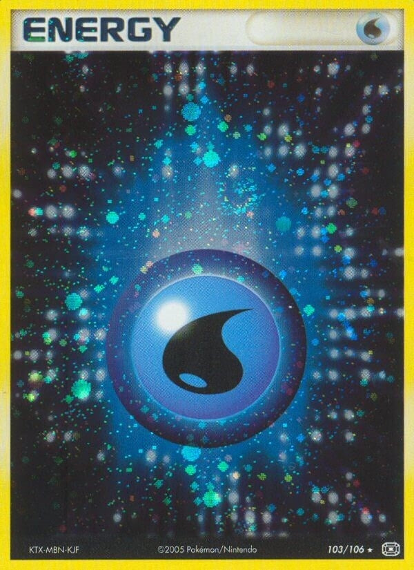 Image for Water Energy (103/106) [Emerald] - Pokemon