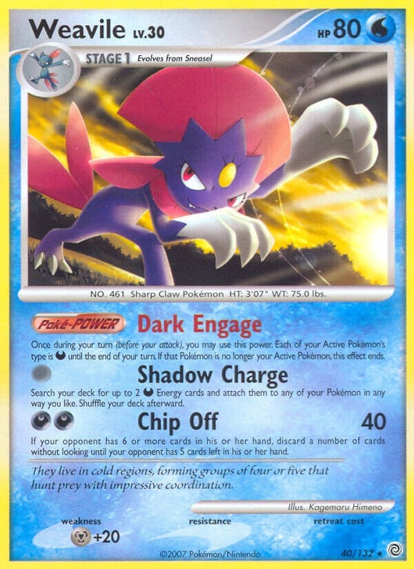 Image for Weavile (40/132) [Secret Wonders] - Pokemon