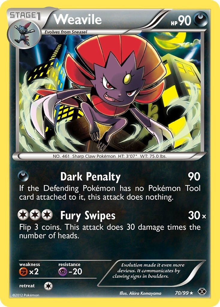 Image for Weavile (70/99) [Next Destinies] - Pokemon