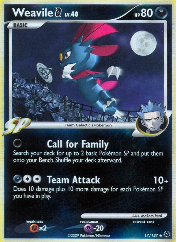 Image for Weavile G (17/127) [Platinum] - Pokemon
