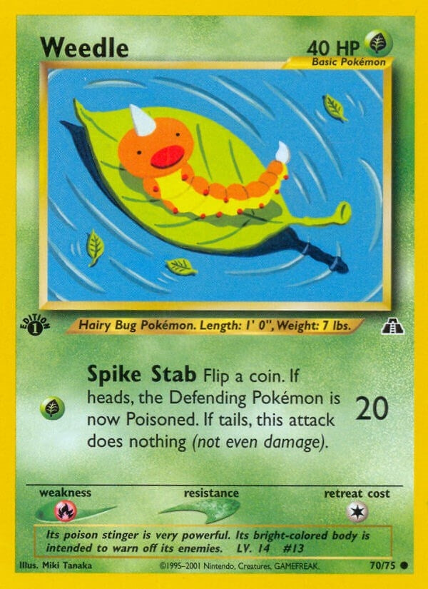 Image for Weedle (70/75) [Neo Discovery] - Pokemon