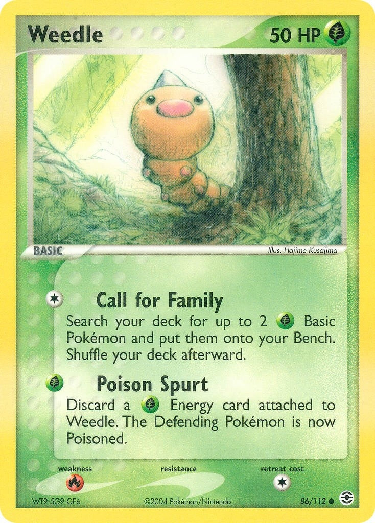Image for Weedle (86/112) [FireRed & LeafGreen] - Pokemon