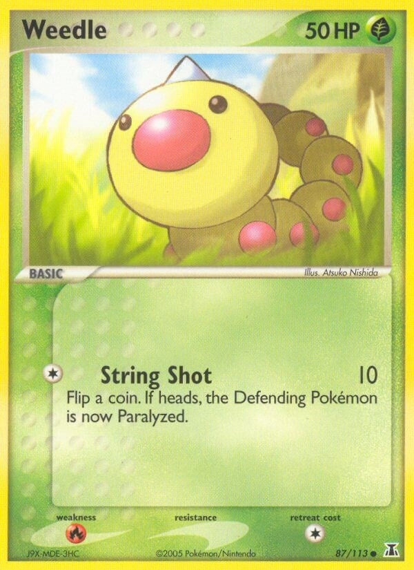 Image for Weedle (87/113) [Delta Species] - Pokemon