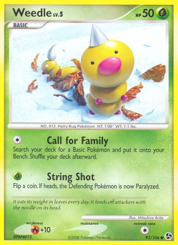 Image for Weedle (93/106) [Great Encounters] - Pokemon