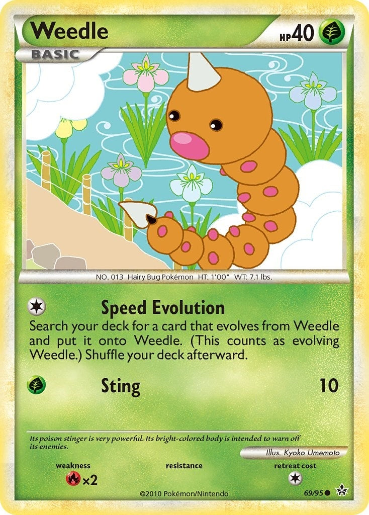 Image for Weedle (69/95) [Unleashed] - Pokemon