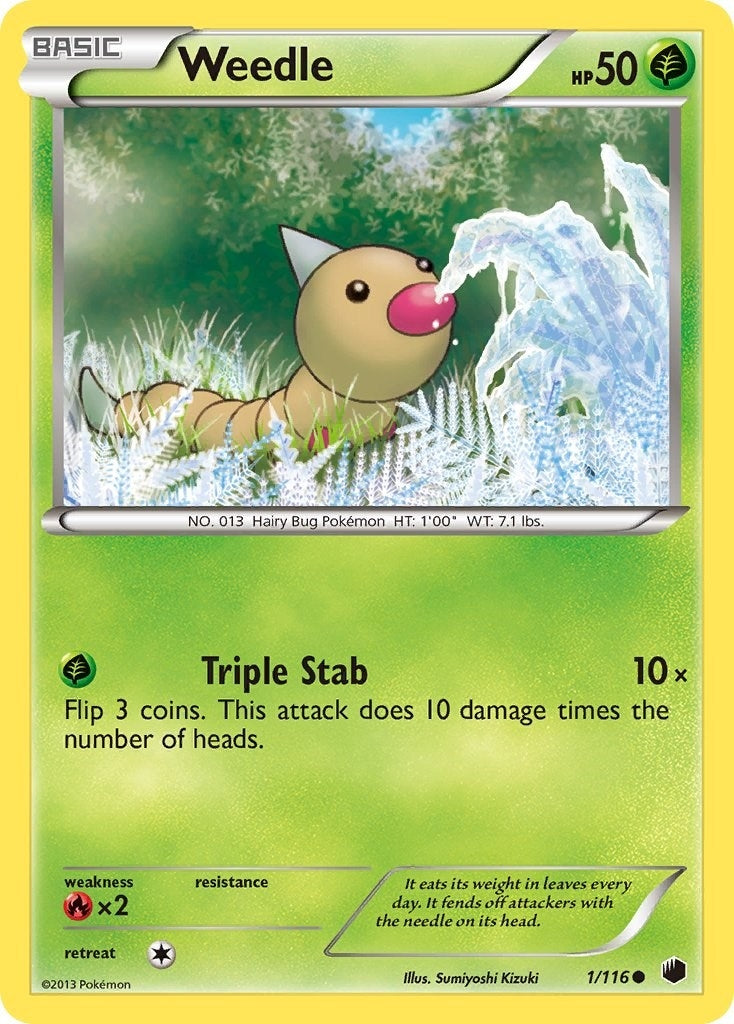 Image for Weedle (1/116) [Plasma Freeze] - Pokemon