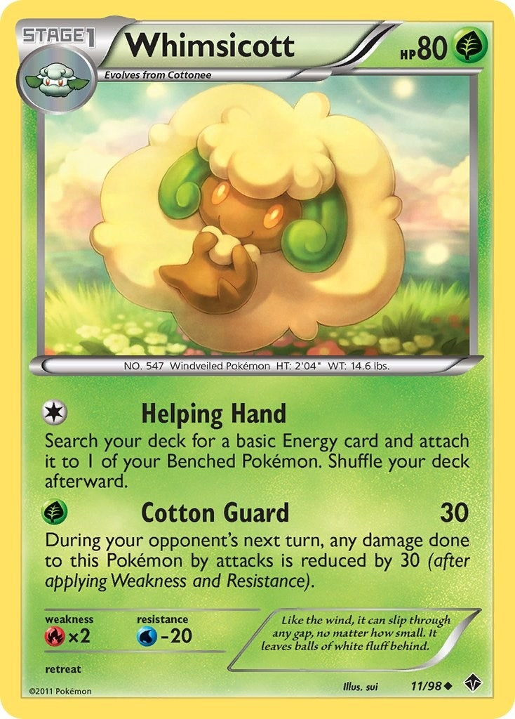 Image for Whimsicott (11) (11/98) [Emerging Powers] - Pokemon