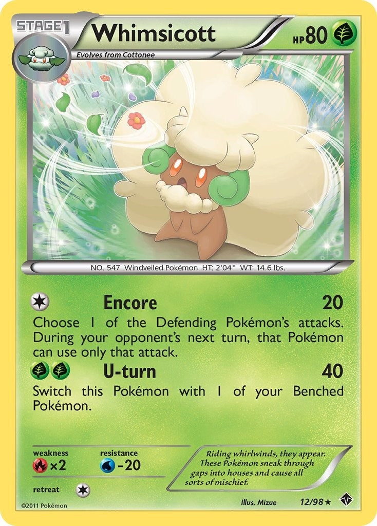 Image for Whimsicott (12) (12/98) [Emerging Powers] - Pokemon