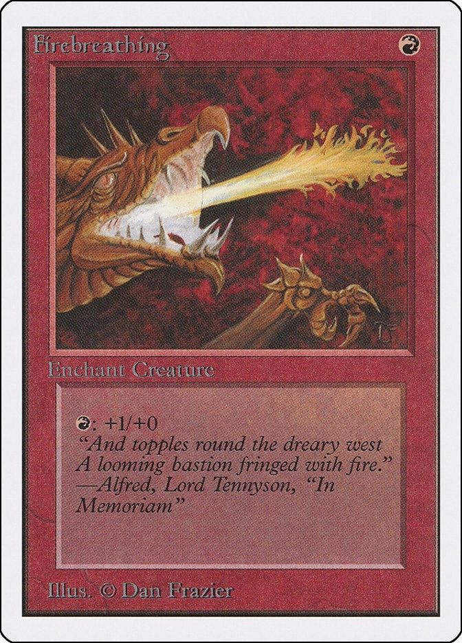 Image for Firebreathing [Unlimited Edition] - Magic: The Gathering