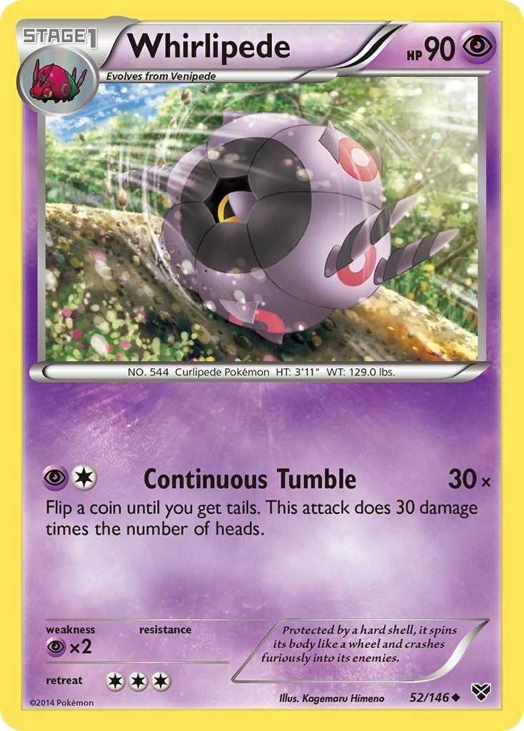 Image for Whirlipede (52/146) [XY Base Set] - Pokemon