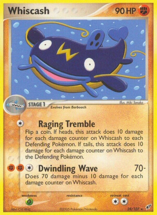 Image for Whiscash (28/107) [Deoxys] - Pokemon