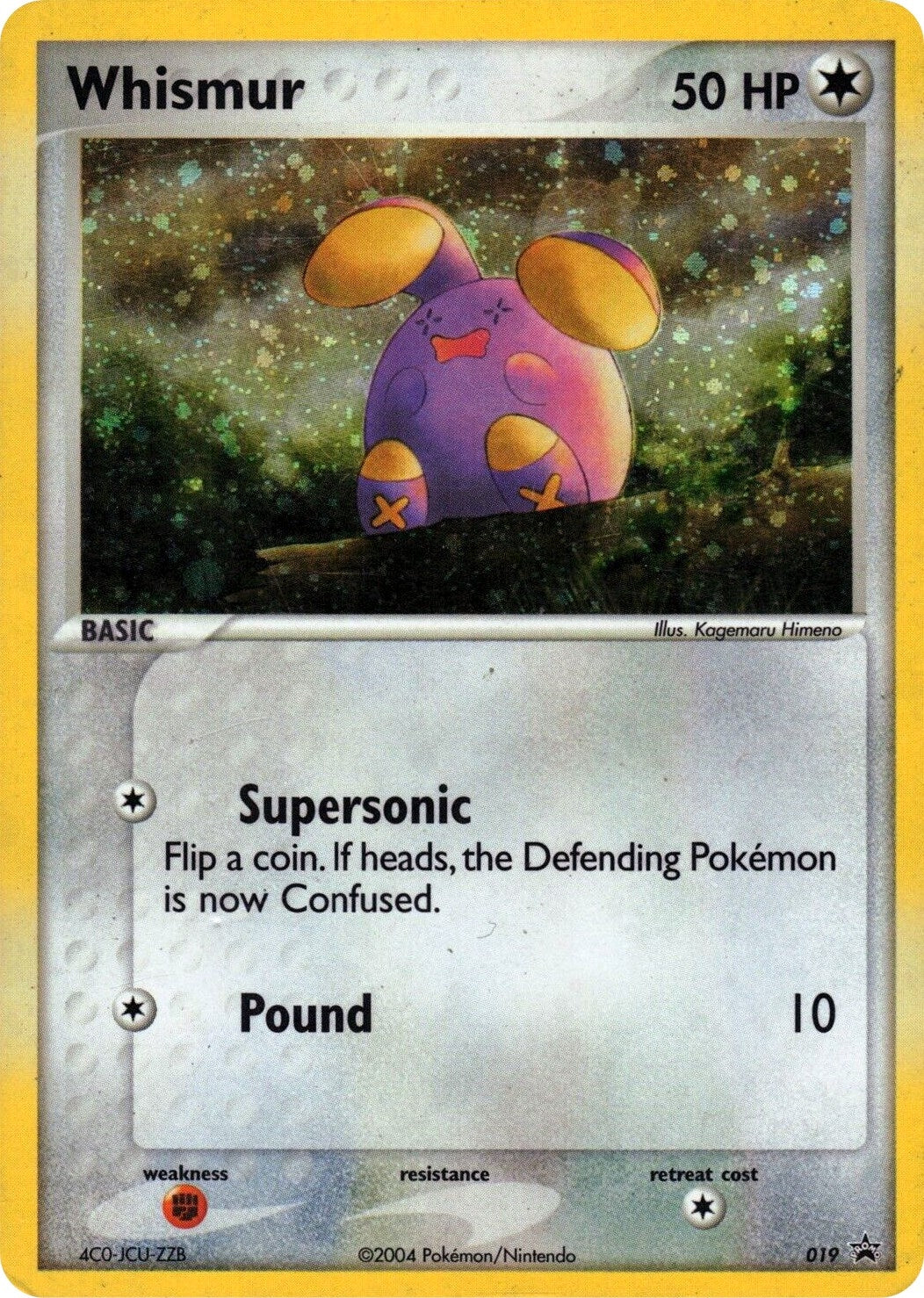 Image for Whismur - 019 (EX Deck Tin) (019) [Nintendo Promos] - Pokemon