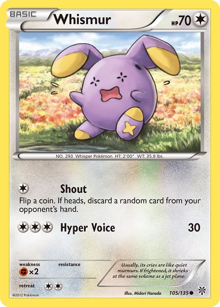 Image for Whismur (105/135) [Plasma Storm] - Pokemon