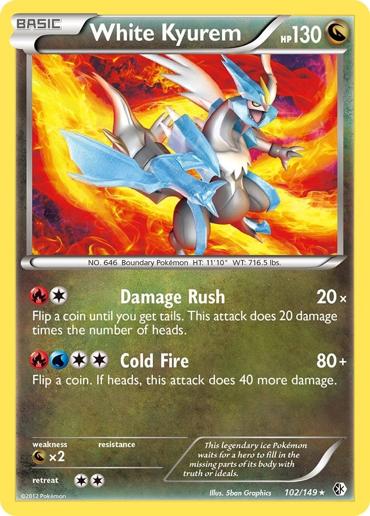 Image for White Kyurem (102/149) [Boundaries Crossed] - Pokemon