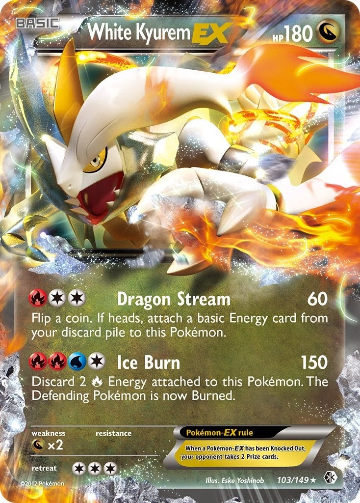 Image for White Kyurem EX (103/149) [Boundaries Crossed] - Pokemon
