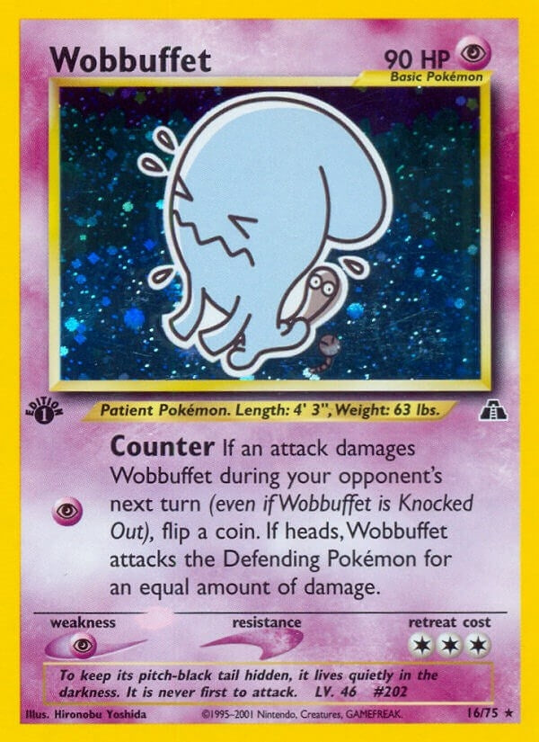 Image for Wobbuffet (16) (16/75) [Neo Discovery] - Pokemon