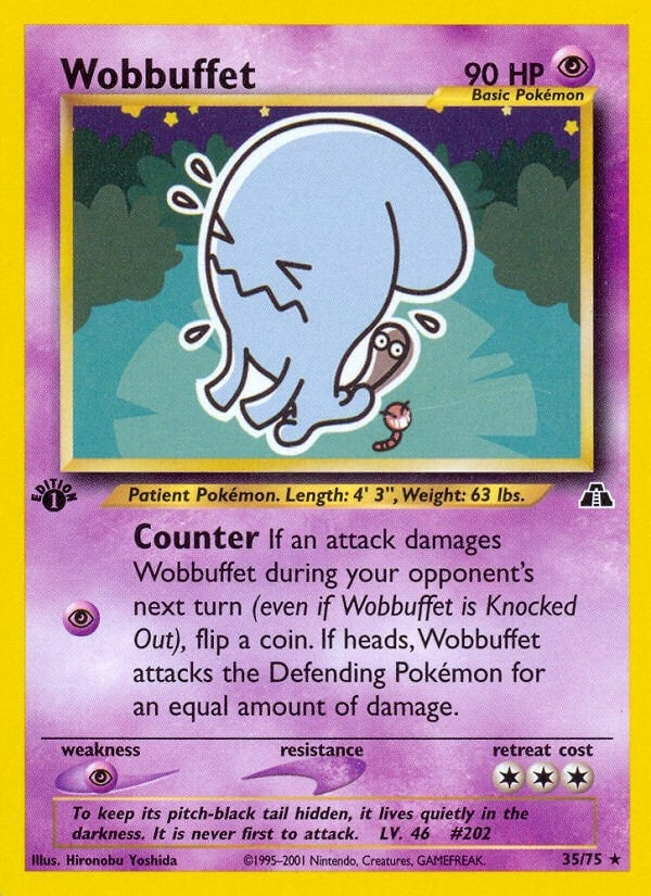 Image for Wobbuffet (35) (35/75) [Neo Discovery] - Pokemon
