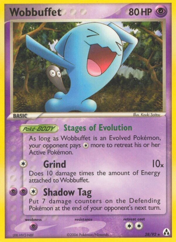 Image for Wobbuffet (28/92) [Legend Maker] - Pokemon