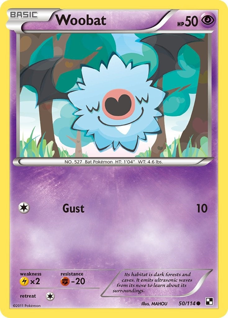 Image for Woobat (50/114) [Black and White] - Pokemon