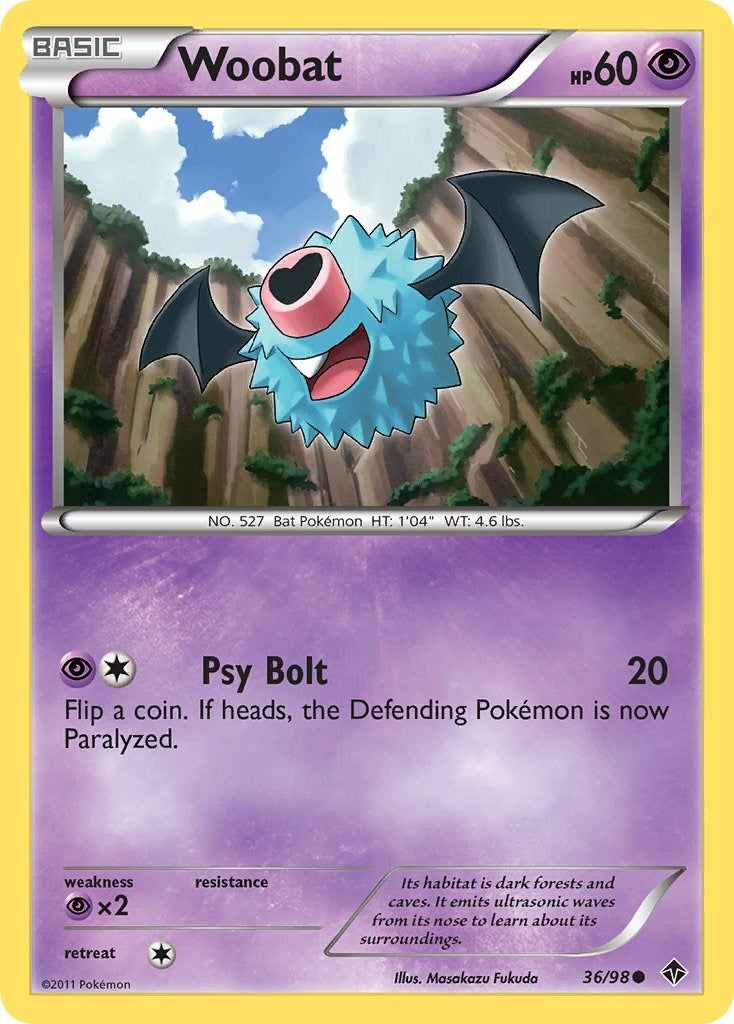 Image for Woobat (36/98) [Emerging Powers] - Pokemon